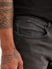 Faded Slim Fit Denim Jeans | Dark Grey