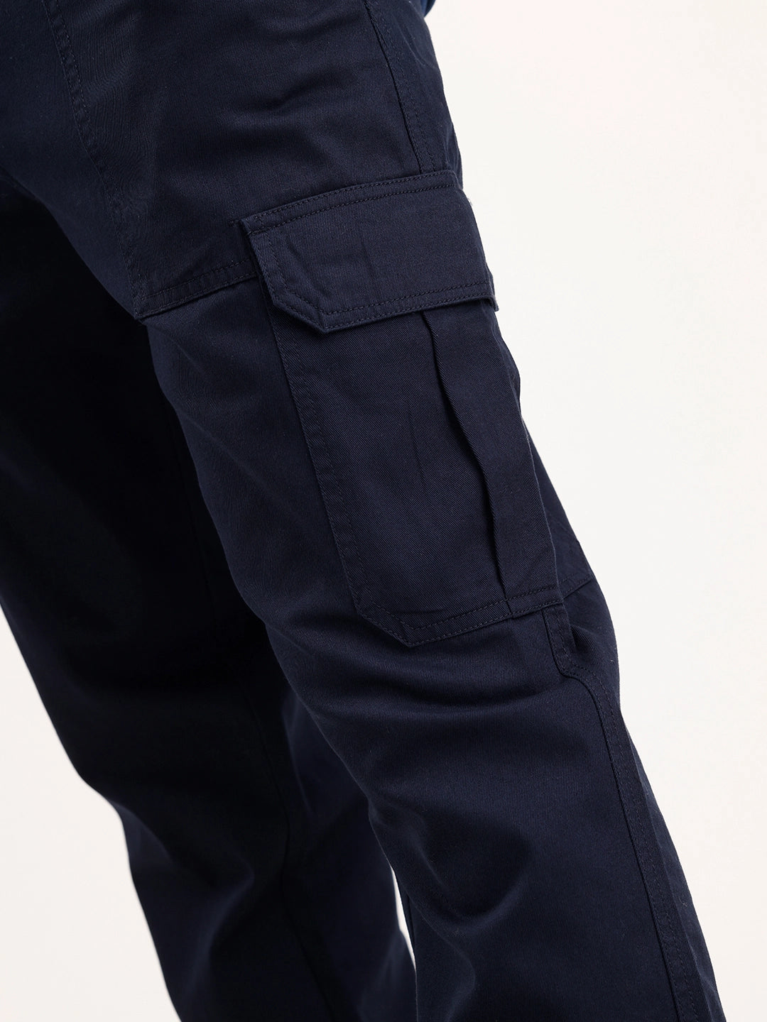 Anti Fit Cargo Trouser | Navy Blue