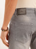 High Fade Straight Fit Denim Jeans | Grey