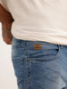 Distressed Skinny Fit Denim Jeans | Light Blue