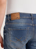 Distressed Anti Fit Denim Jeans | Blue