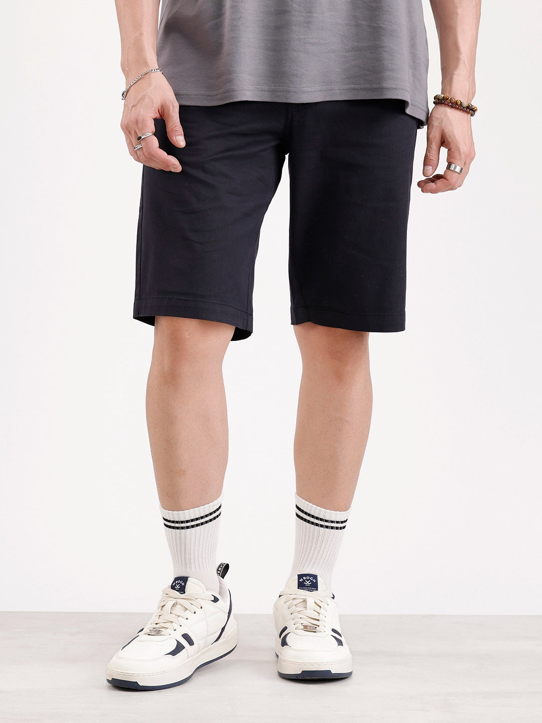 Classic Slim Fit Shorts   |  Black