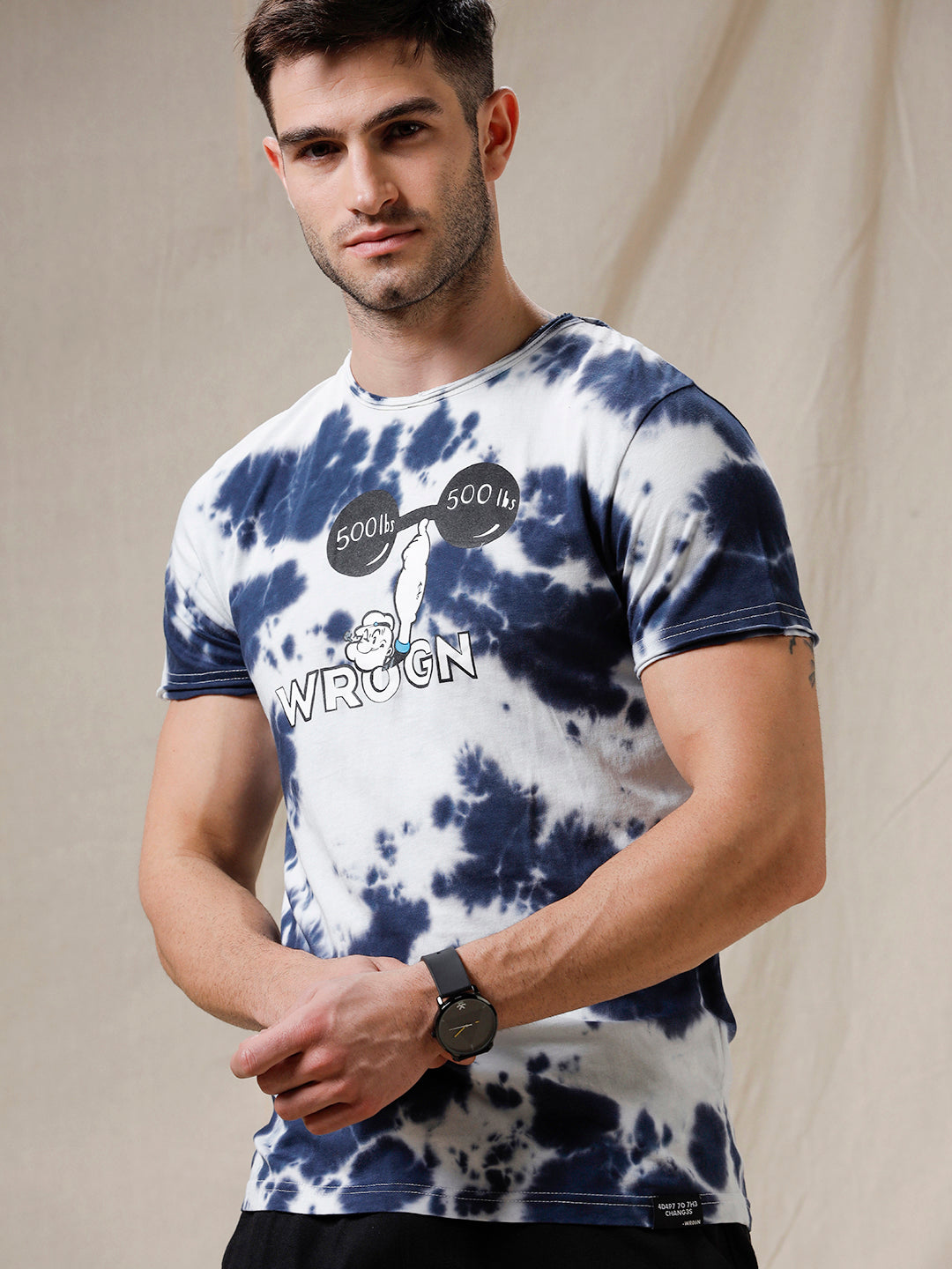 Popeye Lifts Tie And Dye T-Shirt