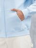 Men’s Solid Zip-Up Hoodie Sweatshirt | Blue