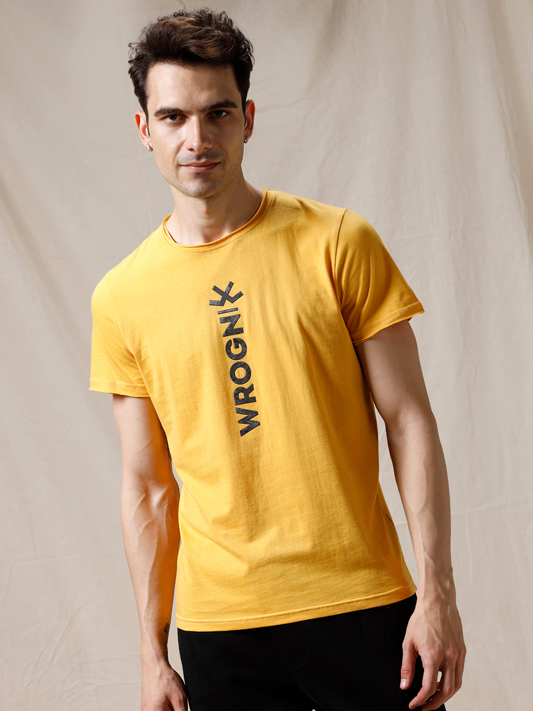 Logo Printed Slim Fit T-Shirt