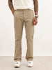 Solid Straight Fit Trouser | Beige