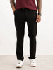 Classic Solid Slim Fit Trouser | Black