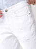 Prime White Slim Tapered Jeans