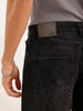 Solid Loose Fit Denim Jeans | Black