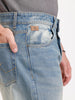 Loose Fit Light Faded Denim Jeans  | Blue