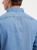 Slim Fit Faded Denim Shirt  | Blue