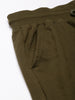 Printed Comfort Solid Olive Shorts