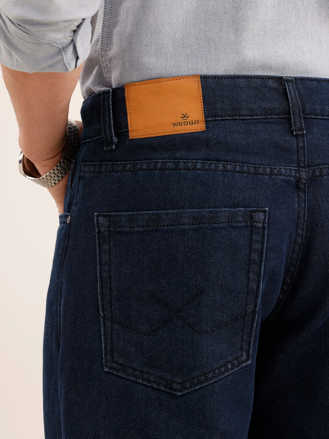 Anti Fit Denim Jeans | Dark Blue