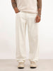 Solid Loose Fit Denim Jeans | White | WTJN1089M