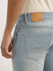 Faded Slim Fit Denim Jeans | Light Blue