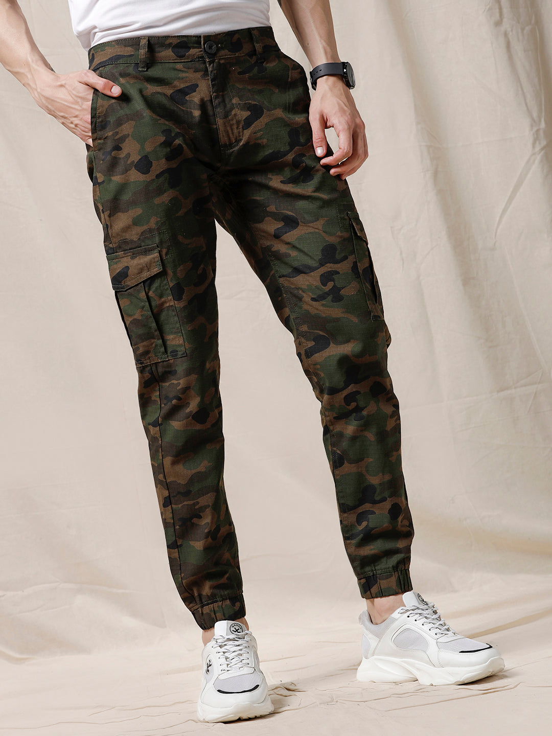 Camo Olive Cargo Jogger