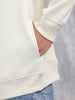Men's Solid Casual Comfort Fit Sweatshirt | Aloe Wash