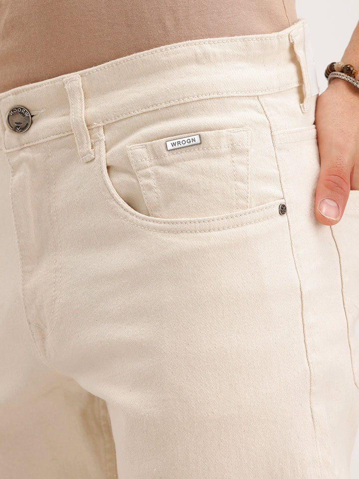 Straight Fit Denim Jeans | Off White