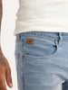 Washed Slim Fit Denim Jeans | Light Blue