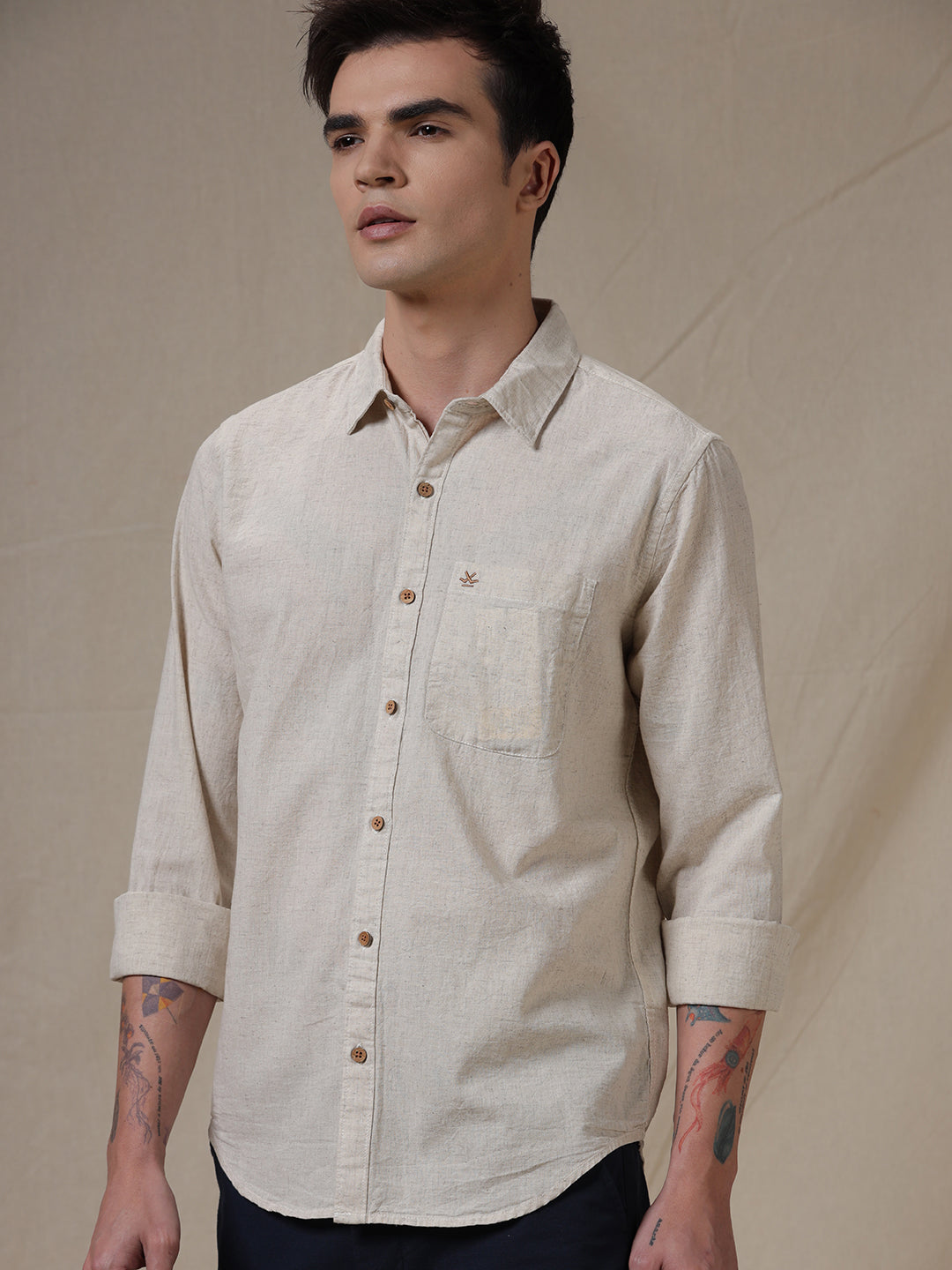 Premium Solid Slim Fit Shirt