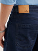 Relaxed Fit Solid Denim Jeans  | Dark Blue