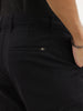 Solid Loose Fit Cargo Trouser | Black