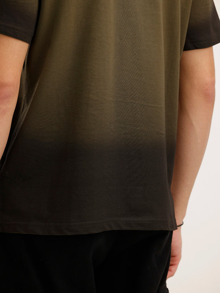 Comfort Fit Gradient Polo T-Shirt | Olive