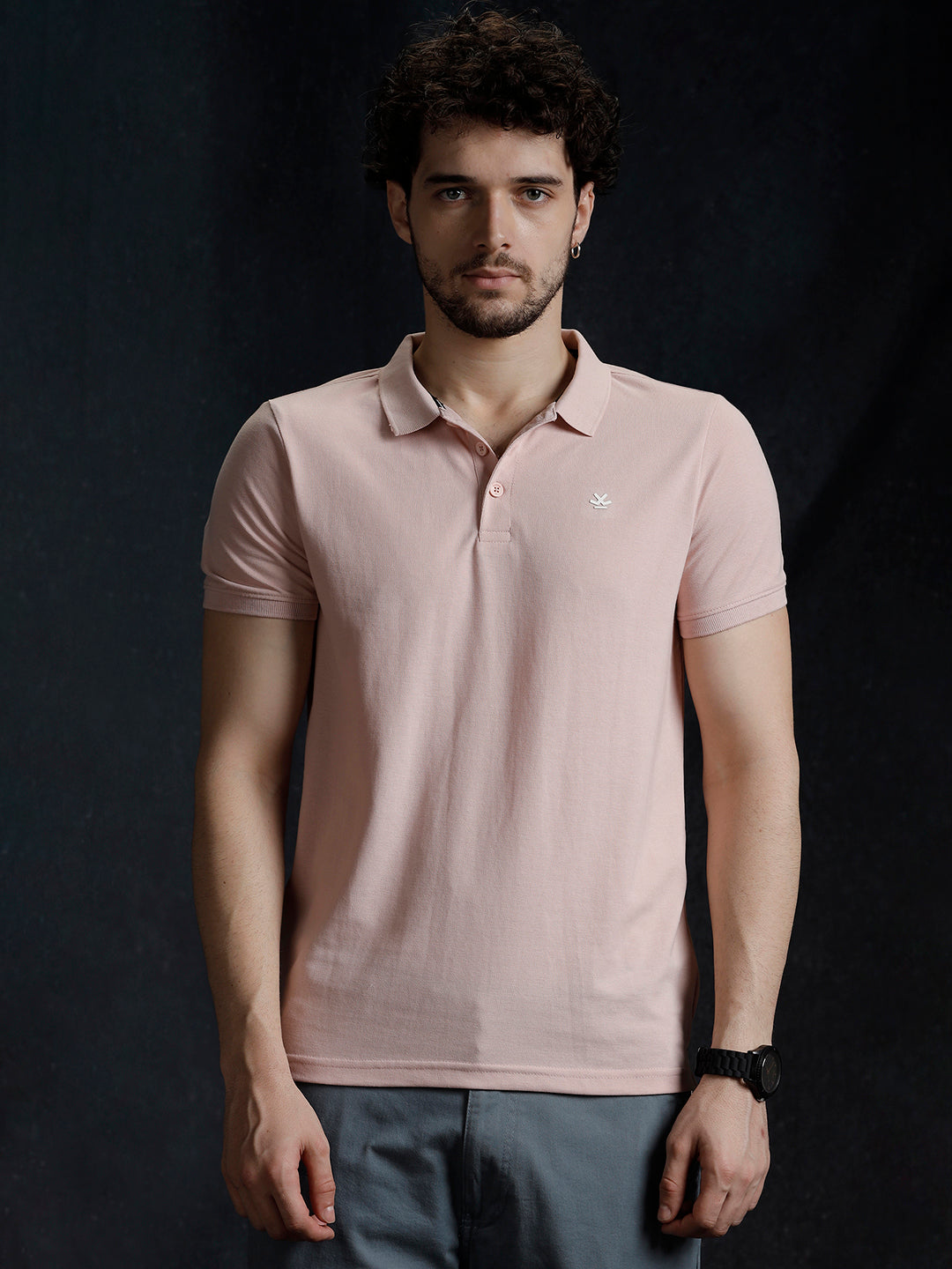 Solid Sleek Polo T-Shirt