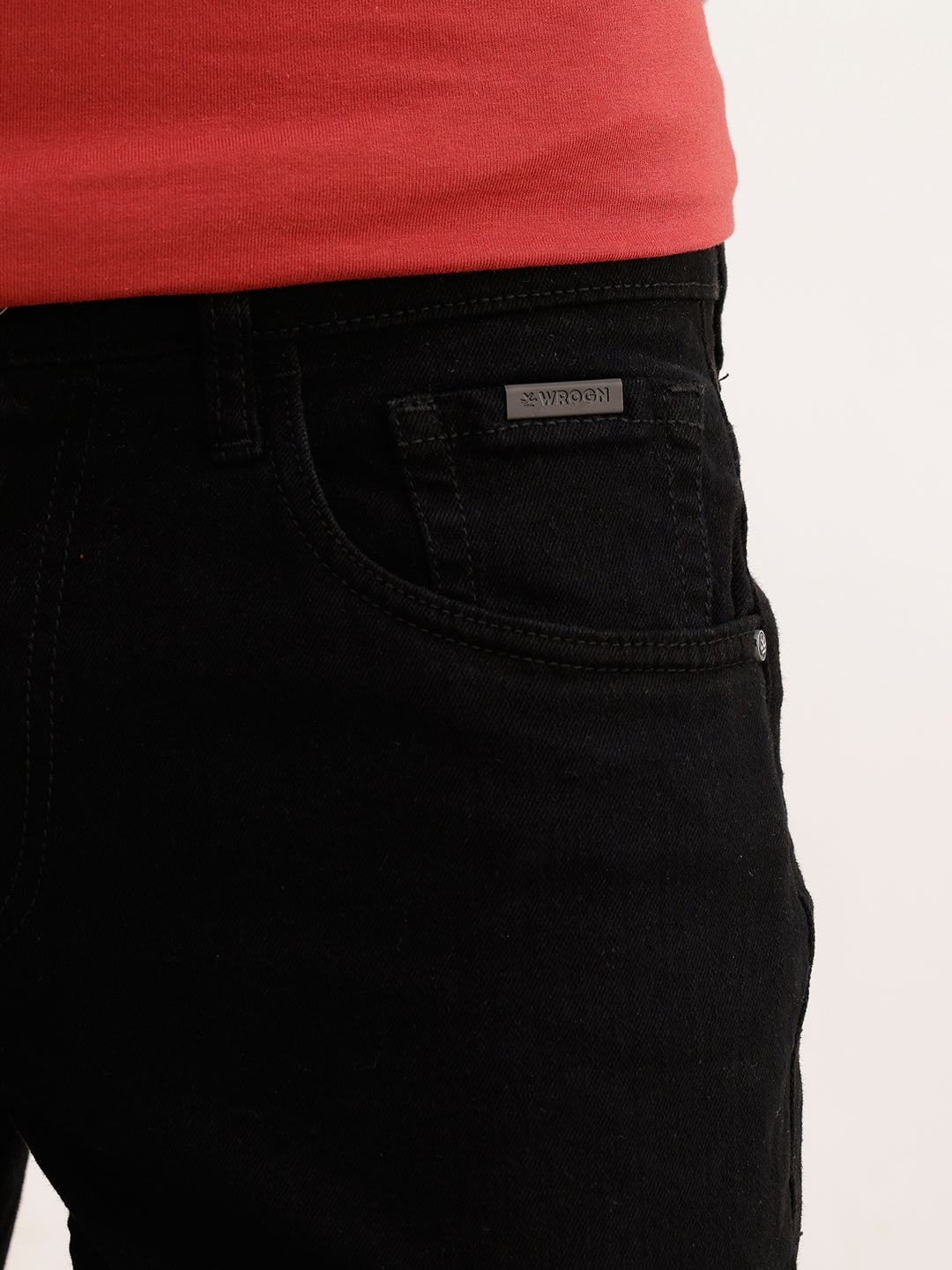 Solid Slim Crop Denim Jeans | Black | WJN0200SL2234S