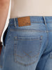 Loose Fit Denim Jeans | Blue