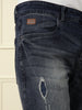 Acid Washed Patched Jeans
