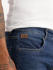 Washed Slim Fit Denim Jeans | Dark Blue