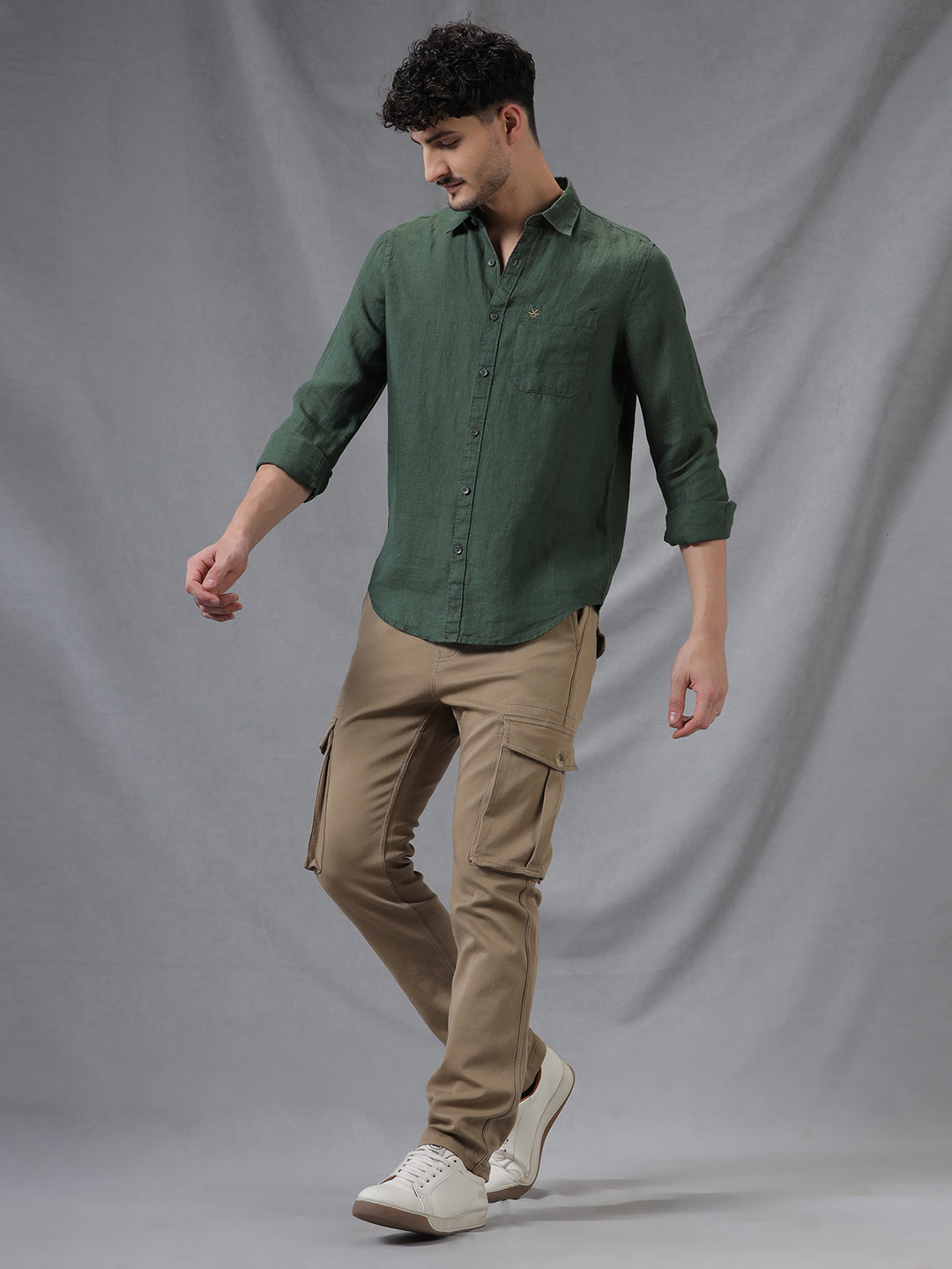 Premium Green Linen Shirt