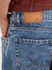 Loose Fit Washed Denim Jeans | Blue
