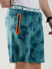 Tie Dye Slim Fit Active Shorts