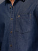 Men's Slim Fit Denim Shirt  |  Blue