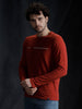 Classic Red Round Neck T-Shirt