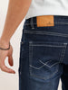 Faded Slim Fit Denim Jeans | Blue