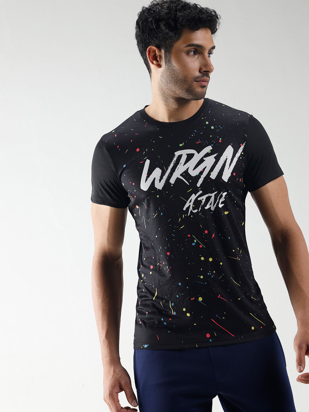 Wrogn Active Splash T-Shirt
