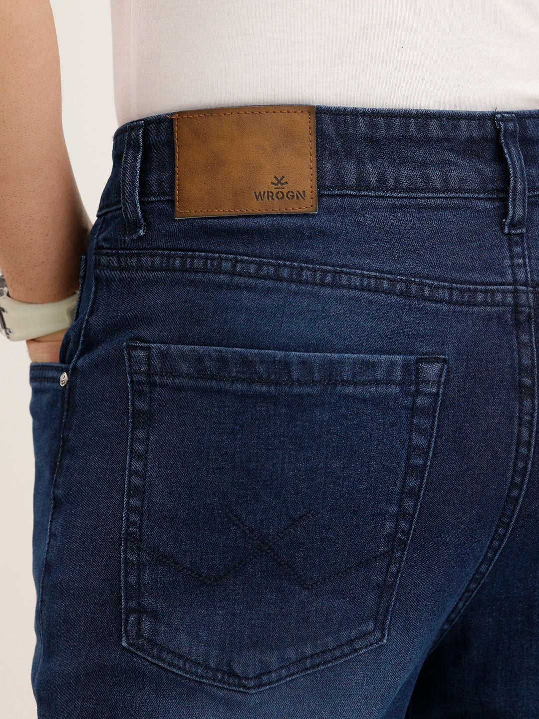 Ankle Slim Fit Denim Jeans | Blue