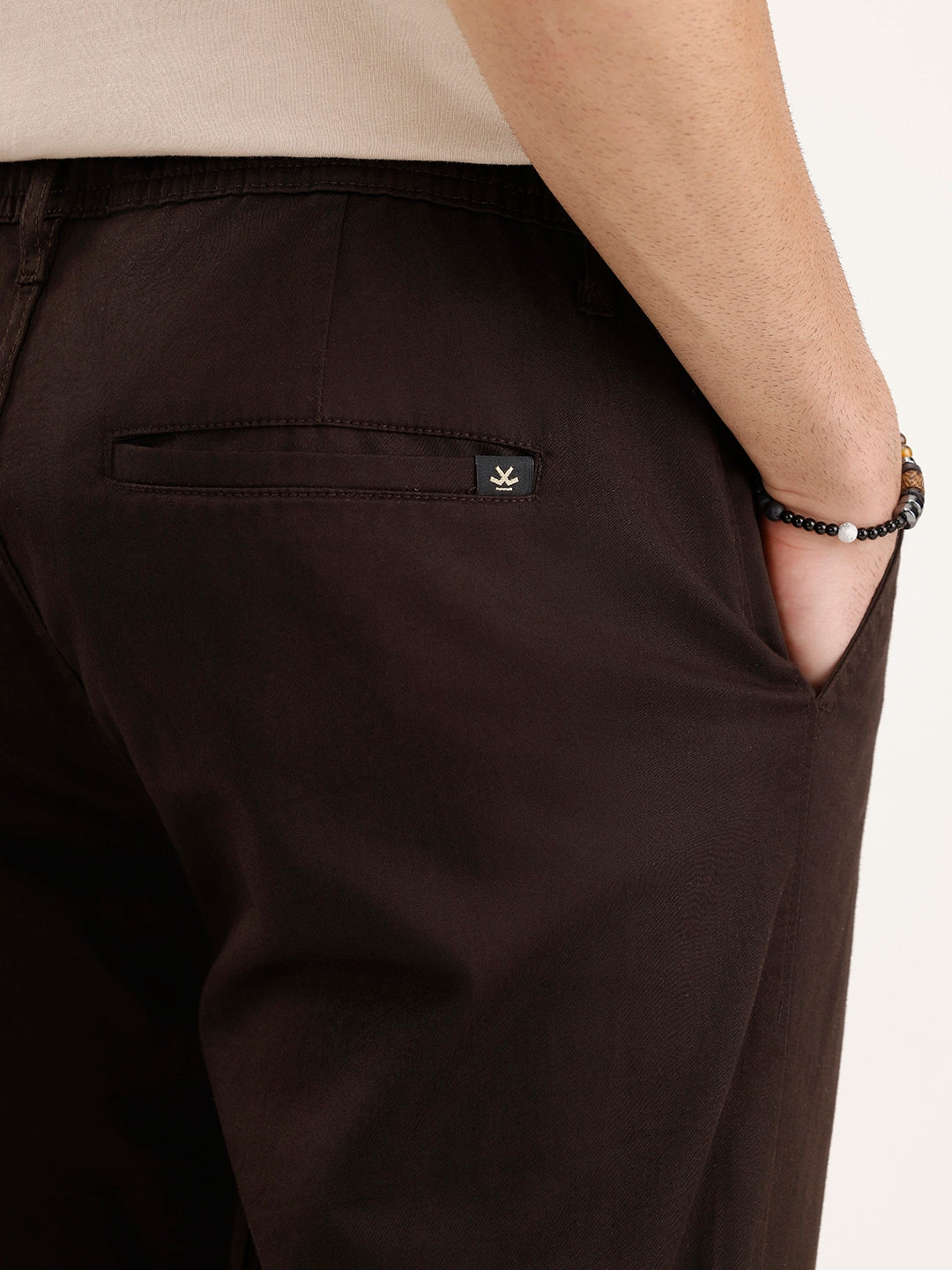 Classic Slim Fit Jogger | Brown