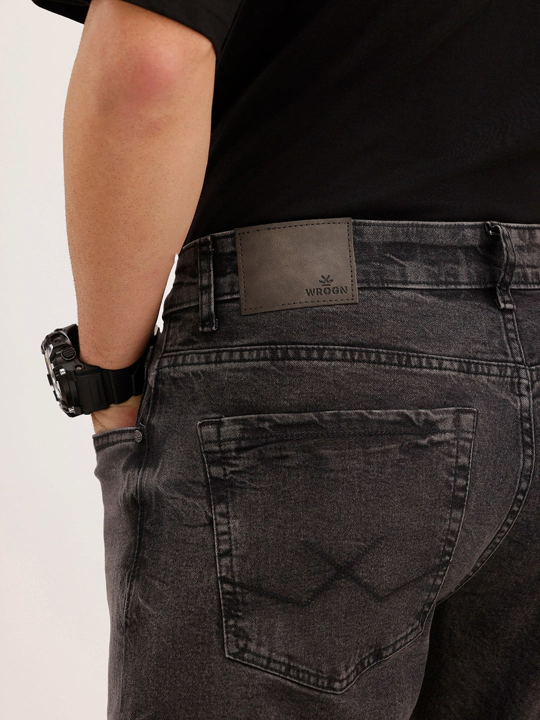 Anti Fit Faded Denim Jeans | Grey