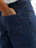 Solid Slim Fit Denim Jeans | Dark Blue