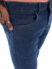 Sleek Slim Fit Blue Denims