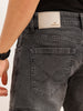 Classic Straight Fit Denim Cargo | Grey