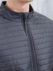 Men's Casual Regualr Fit Puffer Jacket | Black