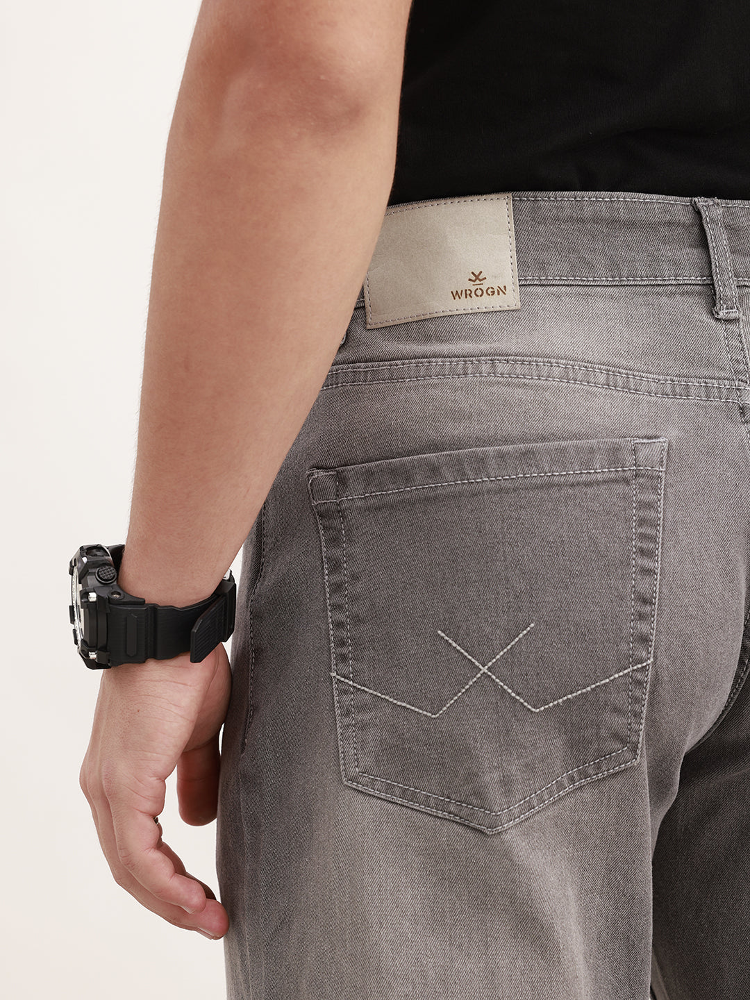Anti Fit Faded Denim Jeans | Grey