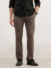 Slim Fit Solid Trouser  | Charcoal