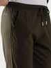 Active Drawstring Olive Jogger