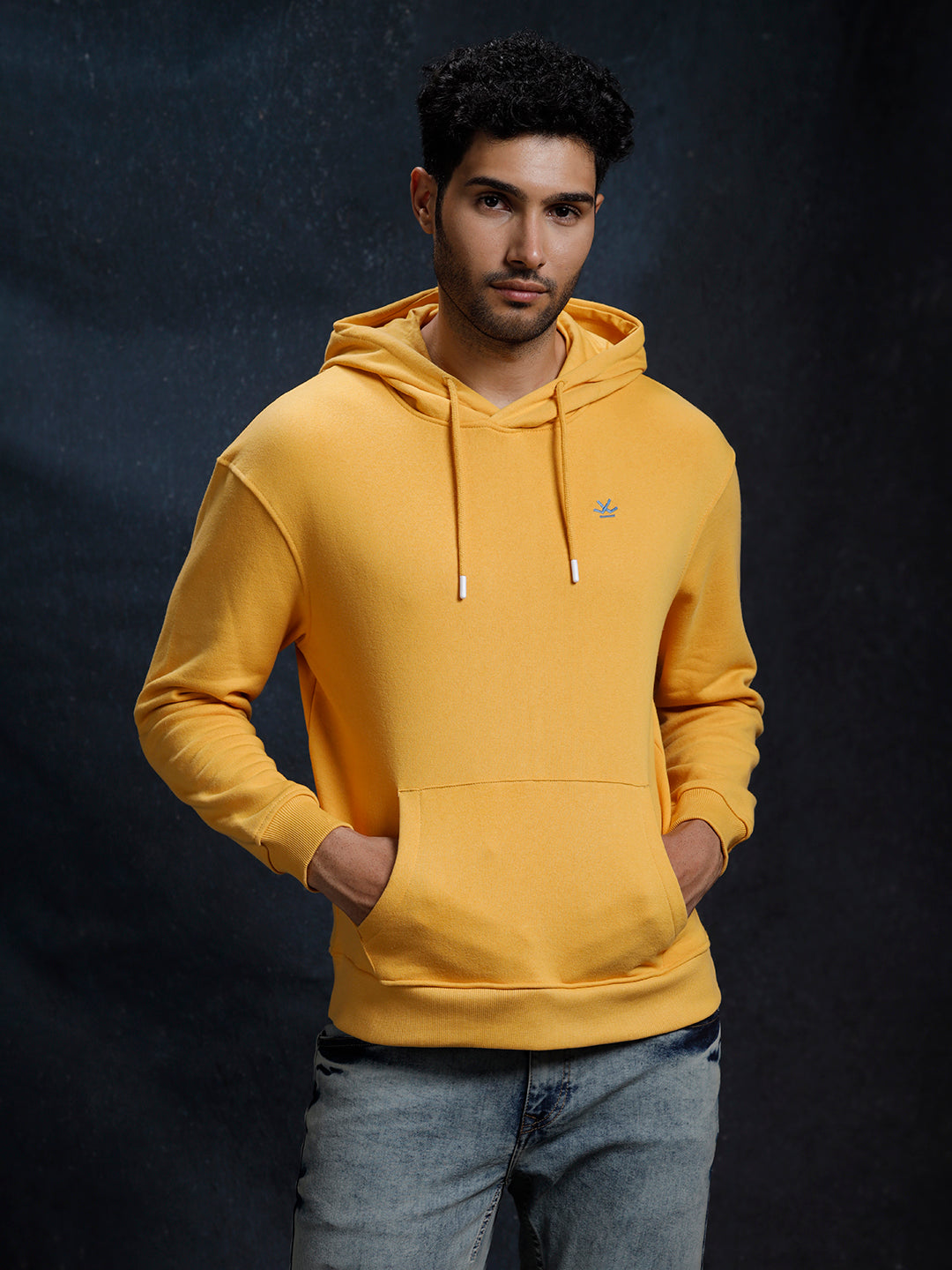 Urban Classic Solid Yellow Hoodie